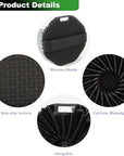 2-Pack Silicone Body Scrubber Shower Brushes,Exfoliating Body Scrubber for All Skin Type, Eco Friendly Shower Scrubber for Body, Silicone Body Brush for Showering(Black & Gray)