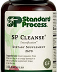 Standard Process SP Cleanse - Whole Food Gallbladder Cleanse, Liver Cleanse, Kidney Support, Digestion and Toxin Cleanse with Collinsonia Root, Juniper Berry, Cordyceps Mushroom, and More - 150 Caps