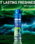 Gillette Dry Spray Antiperspirant and Deodorant for Men, 24/7 Sweat & Odor Protection, Anti-White Mark Technology, Power Rush Scent, 4.3 oz (Pack of 3)