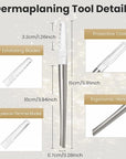 Dermaplaning Tool for Face Exfoliation, with 20 Replaceable Blades, Facial Shaver/Eyebrow Razor, Peach Fuzz Removal Eyebrow Shaper for Women, Easy to Use Dermaplaner Help Exfoliate and Smooth Skin