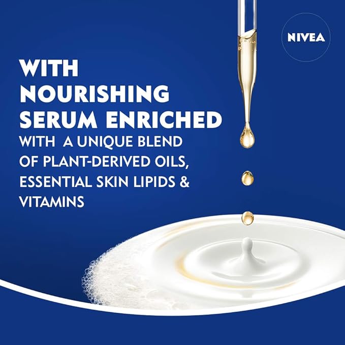 Nivea Nourishing Botanical Blossom Moisturizing Body Wash for Dry Skin, 30 Fl Oz Pump Bottle (Pack of 2)