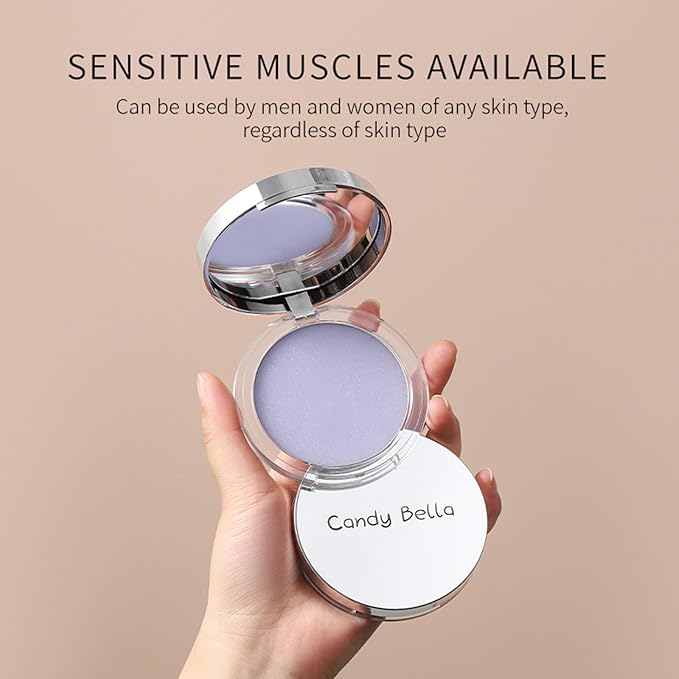 Matte Foundation Powder, Jelly Setting Powder with Mini Puff, Powder-free Oil Control Face Pressed Powder Creates Long-Lasting Silky Blurring Waterproof Makeup