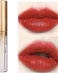 10 pcs Empty Lip Gloss Tubes, Transparent and Glod Plastic Lip Gloss Tube Containers DIY Lipstick Balm Travel Makeup Transparent Bottle With Matte Gold Cap Lip Gloss Bottles