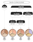 THESAEM Cover Perfection Triple Pot Concealer 03 Correct Skin Tone