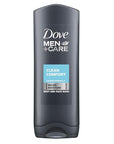 Dove Men Care Body & Face Wash, Clean Comfort - 13.5 Fl Oz / 400 mL X 6 Pack Case, Made in Germany
