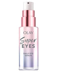 Olay Super Eye Serum - Vitamin C, Caffeine, Niacinamide, Amino Peptide, Aloe Vera - Brightens Dark Circles, Anti-Wrinkle, Anti-Aging, Brightening, Smooths Fine Lines, Firming, Hydrating, 0.45 Oz