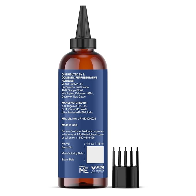 Botanic Hearth 100% Pure Rosemary Oil For Hair Growth | Infused with Biotin, Jojoba & Castor Oil | Hair Oil Repairs Dry Damaged Hair, Strengthening, Healthier - Hair Tonic, 4.0 fl oz