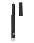 e.l.f. No Budge Shadow Stick, Smudge-Proof, Long Lasting, Creamy, Blends Effortlessly, Avoids Creasing, Perfect Pearl, All-Day Wear, 0.056 Oz