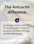 AmLactin KP Bumps Be Gone - 3 oz Keratosis Pilaris Moisturizing Cream with 15% Lactic Acid - Exfoliator and Moisturizer for Dry, Rough and Bumpy Skin (Packaging May Vary)