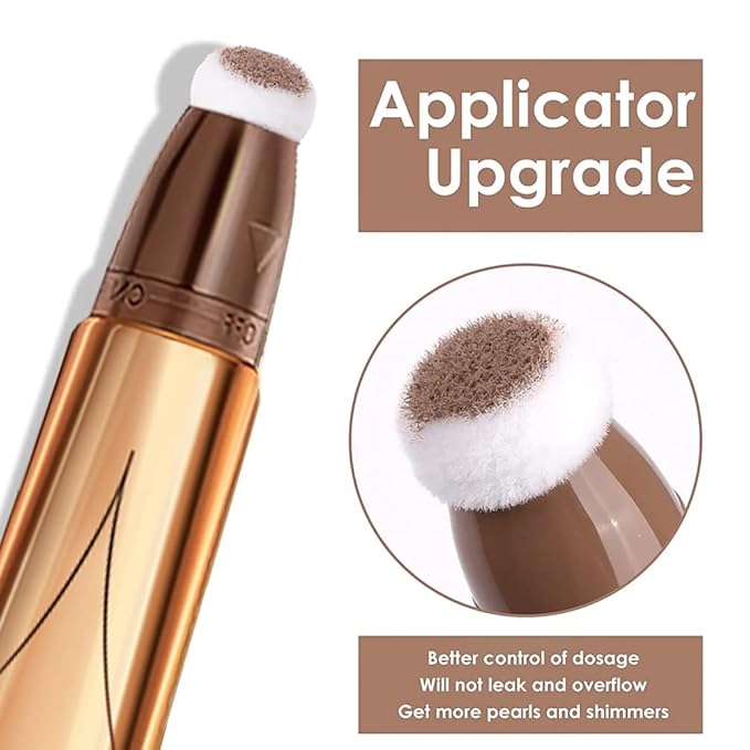 3 Color Contour Beauty Wand, Highlighter ，Blush，Face Concealer .(01#Contour +03#Blush+06#Highlighter)