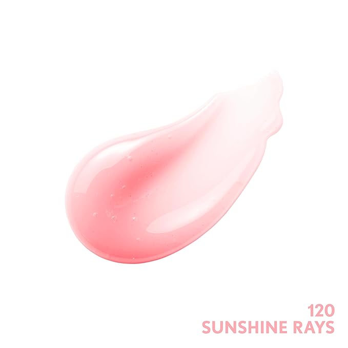 COVERGIRL Clean Fresh Yummy Lip Gloss, Sunshine Rays, W&F, Hydrating, Non-Sticky, Hyaluronic Acid, Glassy Shine, 0.33oz