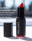 Palladio Herbal Matte Lipstick, Creamy and Full Coverage Long Lasting Matte Lipstick, Chianti