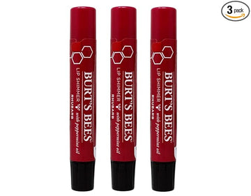 Burt's Bees Lip Shimmer, Rhubarb 0.09 oz