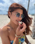 Panama Jack Sunscreen Lip Balm - SPF 45, Flavor Pack, Broad Spectrum UVA-UVB Sunscreen Protection, Prevents & Soothes Dry, Chapped Lips (Dreamsicle/Vanilla)