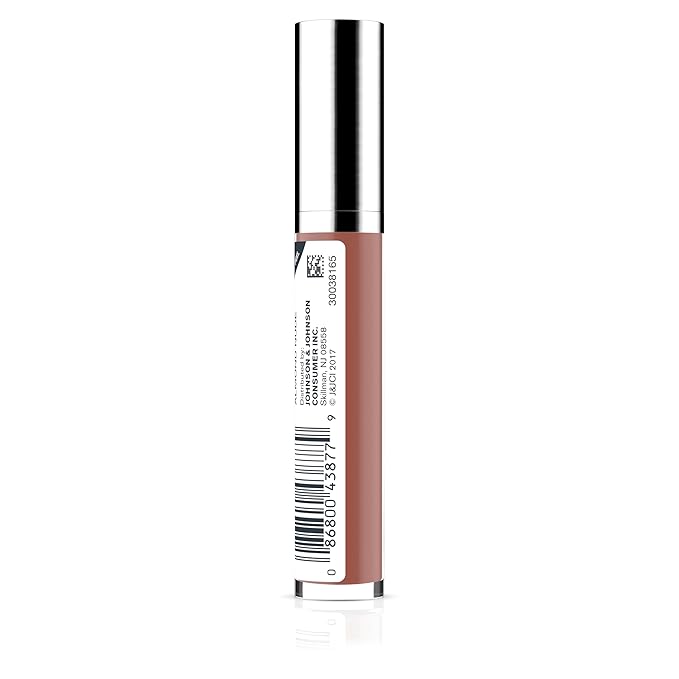 Neutrogena Hydro Boost Moisturizing Lip Gloss, Hydrating Non-Stick and Non-Drying Luminous Tinted Lip Shine with Hyaluronic Acid to Soften and Condition Lips, 27 Almond Nude Color, 0.10 oz