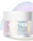 LANGMANNI Holographic Body Glitter Gel for Body, Face, Hair and Lip.Color Changing Glitter Gel Under Light. Vegan & Cruelty Free-1.35 oz (2# Sparkling Pink)