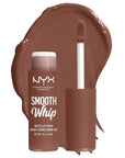NYX PROFESSIONAL MAKEUP Smooth Whip Matte Lip Cream, Long Lasting, Moisturizing, Vegan Liquid Lipstick - Memory Foam (Cool Caramel)