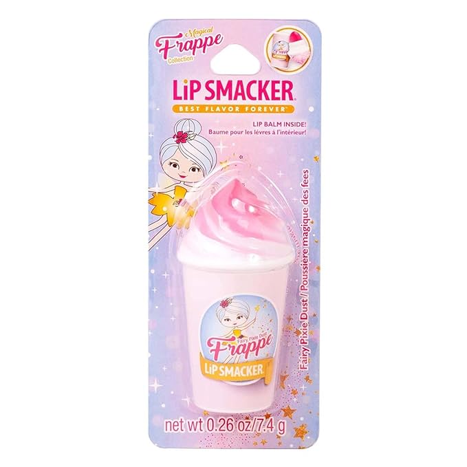 Lip Smacker Frappe Cup Lip Balm, Moisturizing, Soothing Fun Tasty Flavors - Fairy