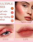 evpct 2Pcs Soft Cream Velvet Liquid Blush Makeup & D113