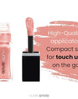 nude envie - Lip Gloss - High-Shine Finish - Moisturizing & Easy Application - Luxury Hydration - Non-Sticky Formula - With Vitamin E & Jojoba Oil - Vegan, Paraben-Free & Cruelty-Free - Affection