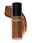 Milani Conceal + Perfect 2-in-1 Foundation + Concealer for a Flawless Complexion, Under Eye Corrector, Cover Redness and Imperfections, Waterproof and Sweatproof - Golden Toffee