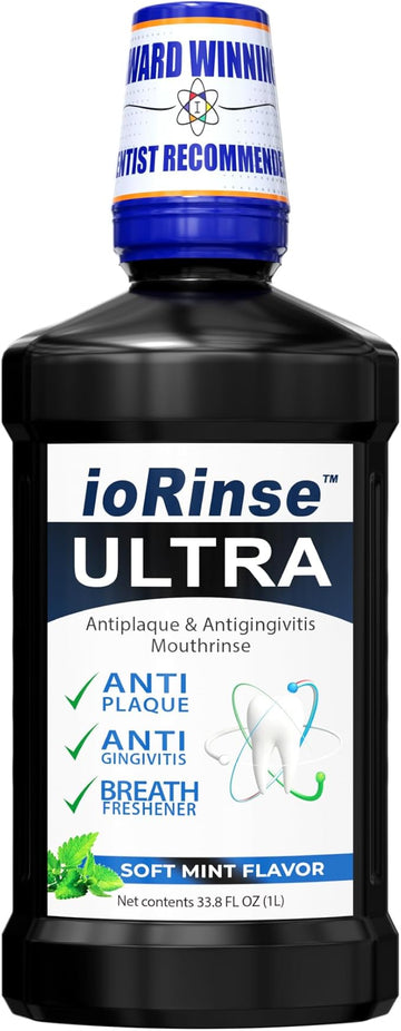 ioRinse Ultra Mouthwash is The Choice of 1,000s of Dentists as The Mouth Wash for Adults and Kids Oral Care and Hygiene. It's an Alcohol Free, Bad Breath Treatment and Gum mouthwash with Xylitol.