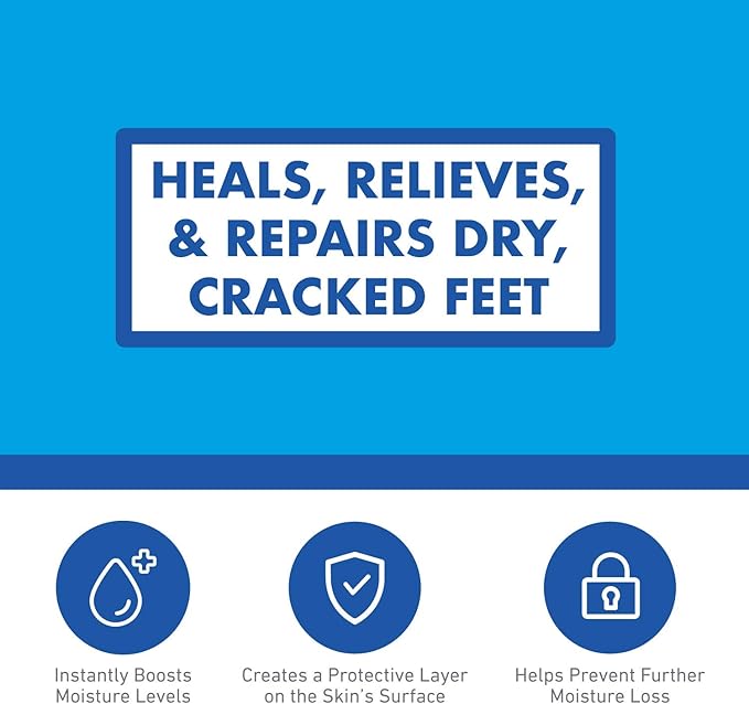 O'Keeffe's K0320001-4 Healthy Feet Foot Cream in Jar (4 Pack), 3.2 oz