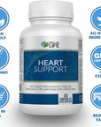 Well of Life Heart Restore: 60 Veg Capsules Helps Healthy Cholesterol, Triglyceride, Homocysteine & CRP Levels Within Normal Range : Made in USA, GMP Certified, Non-GMO