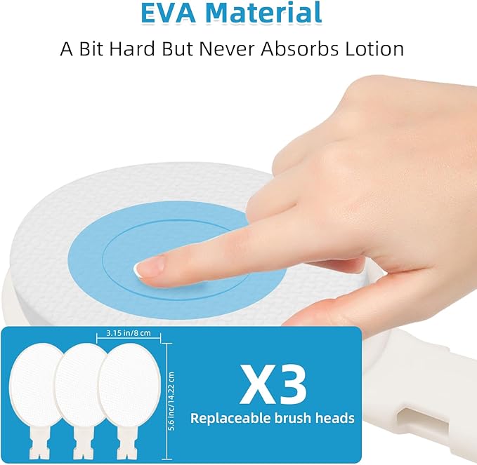 Lotion Applicator for Back,Legs,Feet, Self Application of Sunscreen, Sunless Self-Tanning, Skin Cream, Acne, Back Applicator for Lotion for Women