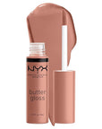 NYX PROFESSIONAL MAKEUP Butter Gloss, Non-Sticky Lip Gloss - Madeleine (Mid-Tone Nude)
