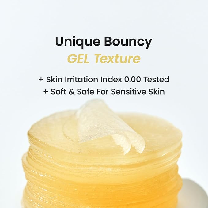 Biodance Vita Niacinamide Gel Toner Pads, Spot Correcting, Gentle Exfoliating, Evening Skin Tone, Brightening, Hydrating | 4.93 fl.oz.(140g), 60Pads