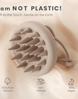 AIMIKE Scalp Massager Shampoo Brush, Soft Silicone Hair Scrubber for Washing Hair, Dandruff Removal & Scalp Scrubber Hair Growth Stimulator, Scalp Brush/Exfoliator Brush On Dry & Wet Scalp
