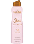 Coppertone Glow with Shimmer Sunscreen Spray SPF 50, Water Resistant Spray Sunscreen, Broad Spectrum SPF 50 Sunscreen Spray, 5 Oz Spray