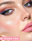 evpct Longwear Liquid Lip Liner Stain Marker Pen Long Lasting Waterproof, Warm Nude Pink Matte Semi Permanent 24 Hour Lip Liner and Lipstick Combo, Color Stay Lipliner All Day, Lips Stain peel off