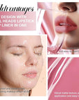 Kaely 2-in-1 Matte Lipstick and Lip Liner, Liquid Lip Stain Makeup for women Long Lasting Waterproof Smudge Proof, labiales matte mate larga duracion listip 24 hours originales, 35 Mauve Pink