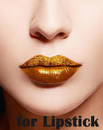 MEICOLY Gold Face Body Paint Stick,Face Paint for Halloween SFX Cosplay Makeup, Gold Eye Black Stick for Baseball/Softball/Football/Lacrosse,Shimmer Lipstick