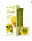 BB LAB Organic Olive Lemon Dual Shot, Cold Pressed Extra Virgin Picual Olive Oil with NFC Lemon Juice, Wellness & Antioxidant Support, On-the-Go Shots, 10 Sticks