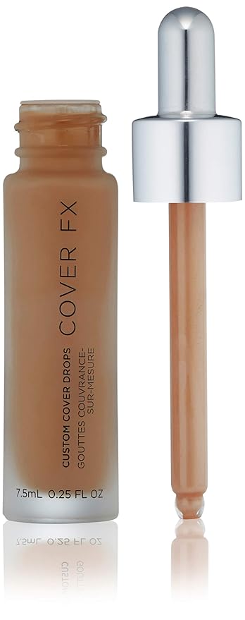 COVER FX Custom Cover Drops, Multi-Use Shade-Adjusting Liquid Deep 2