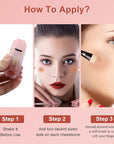 Liquid Blush for Cheeks,Soft Cream Matte Korean Makeup Blush,Lightweight Breathable Feel Long Lasting Natural Red Pink Peach Orange Rose Creamy Face Blushes for White Mature Skin Dark Skin (#07-Blessing)