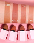evpct 2Pcs Soft Cream Velvet Liquid Blush Makeup & D113