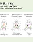 SKINFOOD Shine Muscat Cica BHA Food Mask – Soothing & Cooling Wash-Off Face Mask with Real Shine Muscat, Cica, and BHA – Exfoliating, Pore-Clearing, Vegan Korean Skincare, 180g