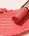 Oulac Moisturizing Shine Lipstick For Women Christmas Set 2PCS, 2 in 1 Tinted Lip Balm for Winter, Hydrated Juicy and Glossy Lip Color for Dry, Cracked and Chapped Lips, Vegan [04+12]