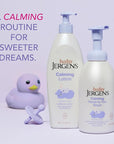 Jergens Baby Calming Head to Toe Foaming Wash, Baby Shampoo and Body Wash, Shampoo Tear Free, Kids Foaming Body Wash, 18 Fl Oz