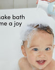 Evereden Baby Shampoo & Body Wash 2-in-1, 8.5 fl oz | Gentle, Non-Toxic, Fragrance-Free, Hydrating Formula for Sensitive Skin