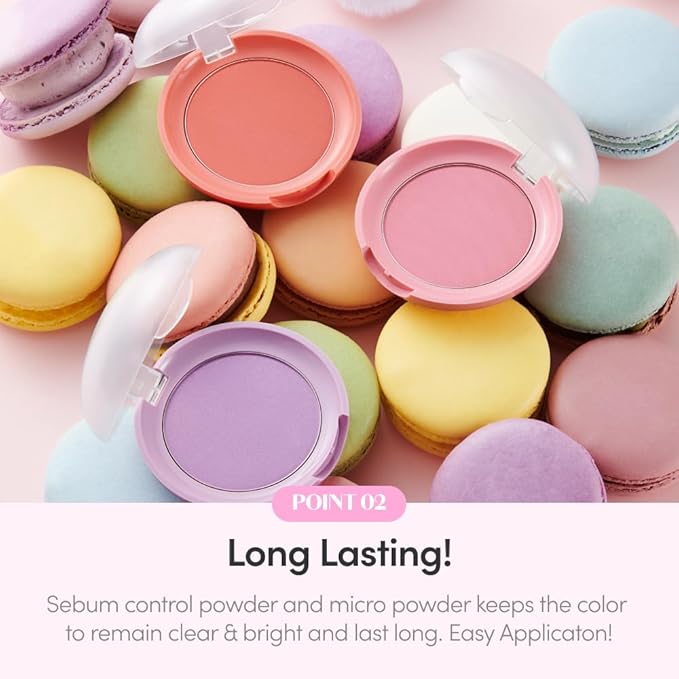 ETUDE Lovely Cookie Blusher #PK004 Peach Choux Wafers 4g