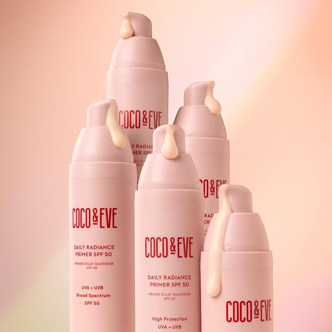 Coco & Eve Daily Radiance Primer SPF50 Sunscreen