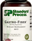 Standard Process Gastro-Fiber - Whole Food Digestion and Digestive Health, Indigestion, and Cramps with Collinsonia Root, Apple Pectin, and Fennel Seed - 150 Capsules