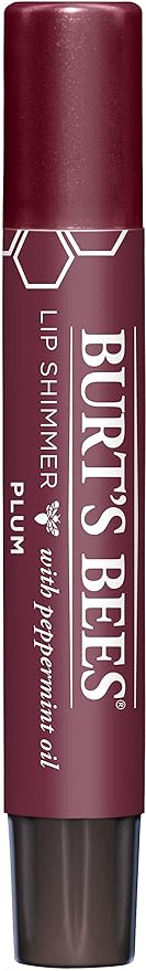 Burt's Bees® 100% Natural Origin Moisturizing Lip Shimmer, Plum, 1 Tube (Package May Very)