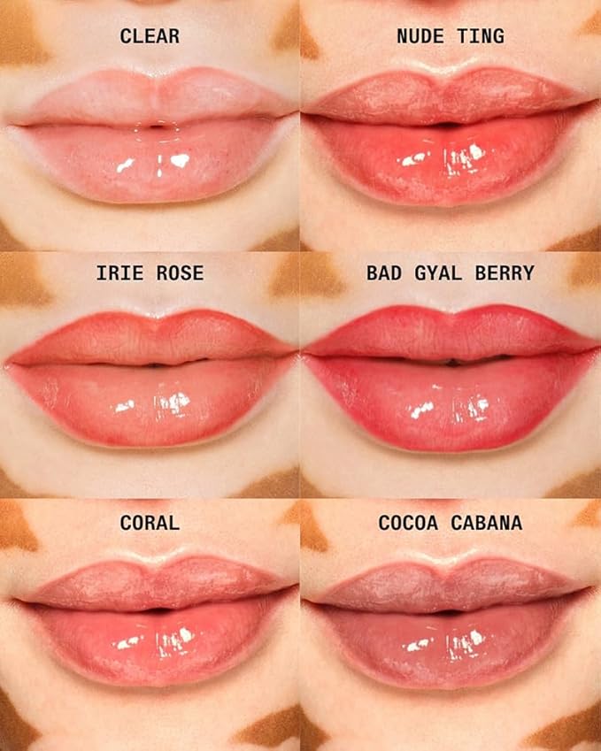 Cay Skin Isle Lip Balm SPF 30 – High Shine, Hydrating + Sheer Lip Gloss in Vanilla Brown Sugar Flavor – Formulated with Natural Ingredients for All Skin Tones – 3-Pack, Coral, 1.05 oz