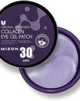 MIZON Collagen Eye Gel Patch with Hydrolyzed Collagen, Caviar, and Chamomile for Firming, Nourishment, and Wrinkle Care – 60pcs –